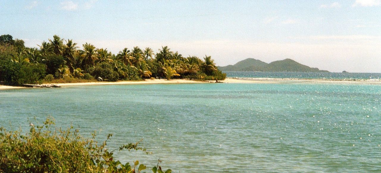Well Bay in Beef island, Tortola, British Virgin Islands
