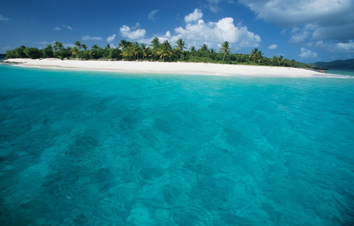 Coastline of Sandy Cay