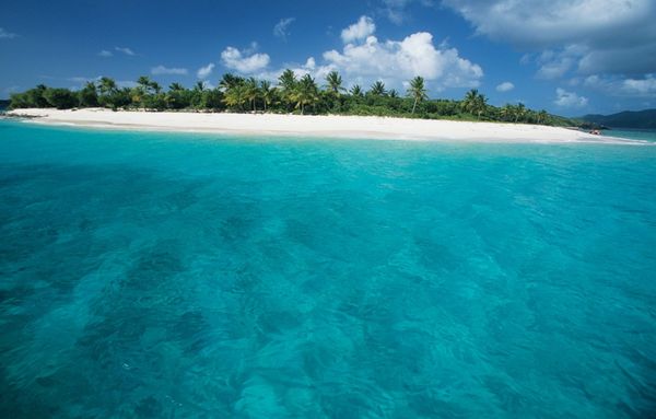Coastline of Sandy Cay
