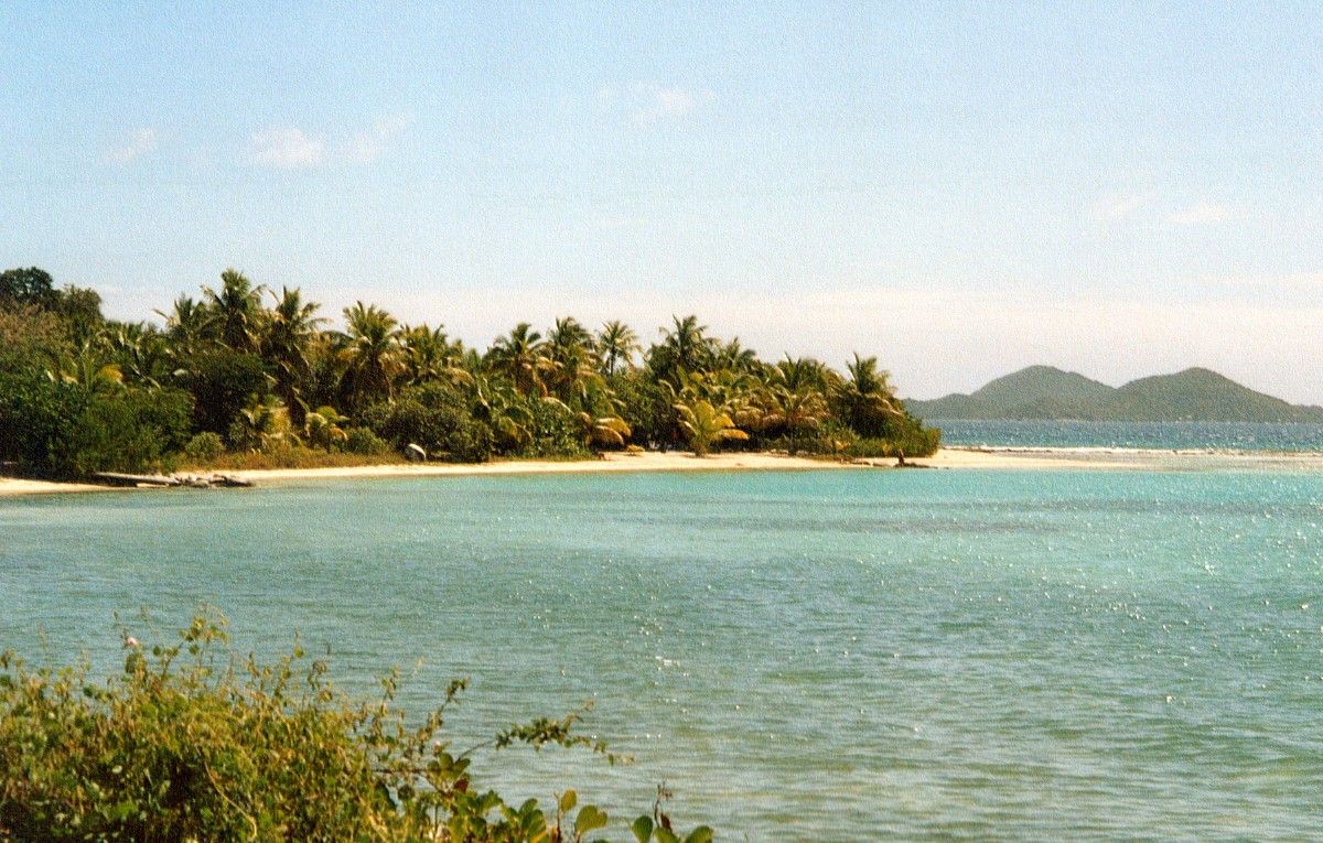 Well Bay in Beef island, Tortola, British Virgin Islands