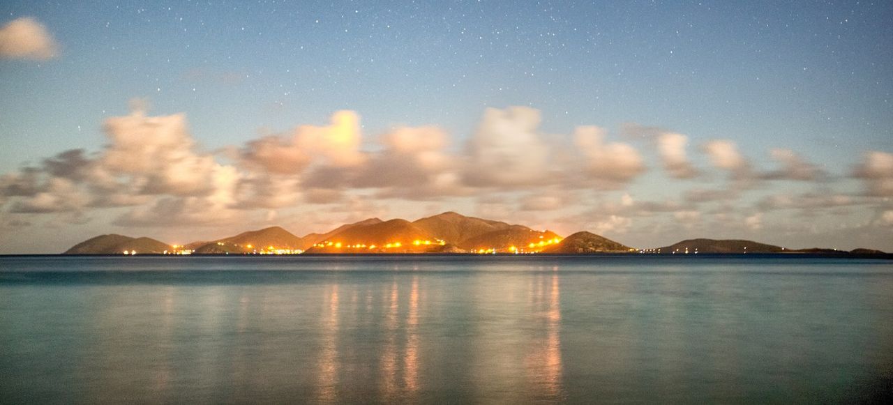 Jost Van Dyke Island at Night