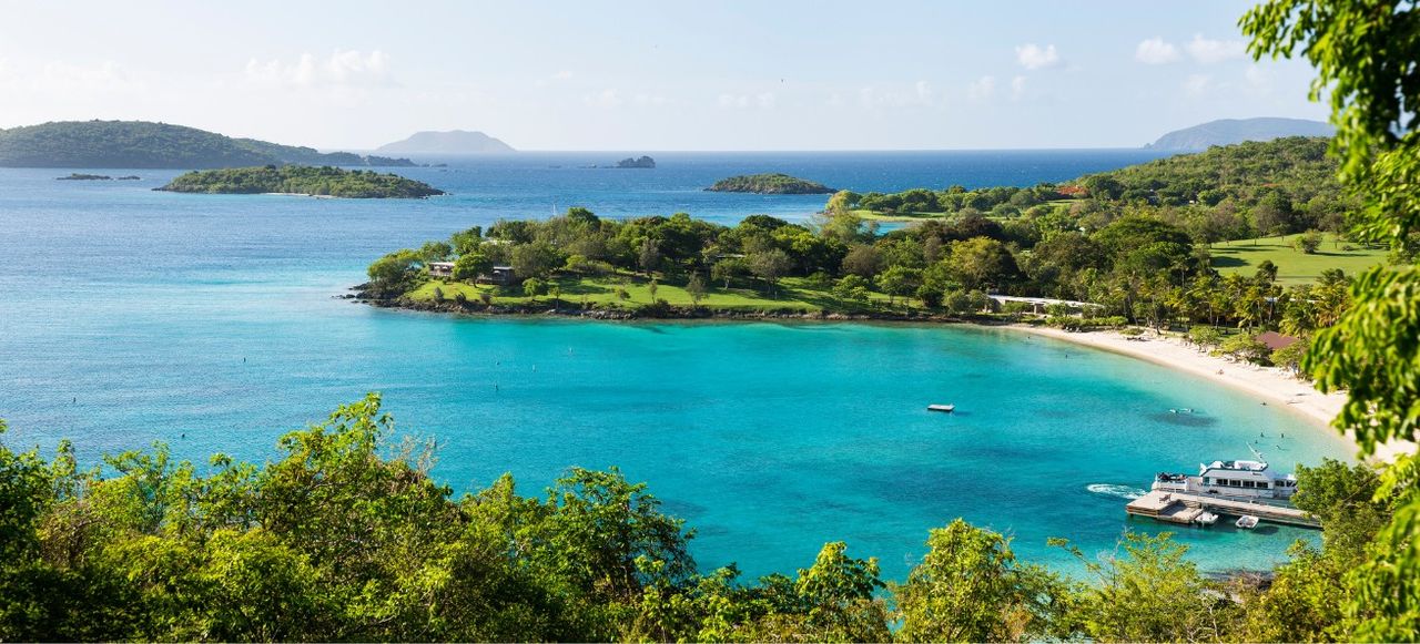 Caneel Bay panorama, St John, USVI