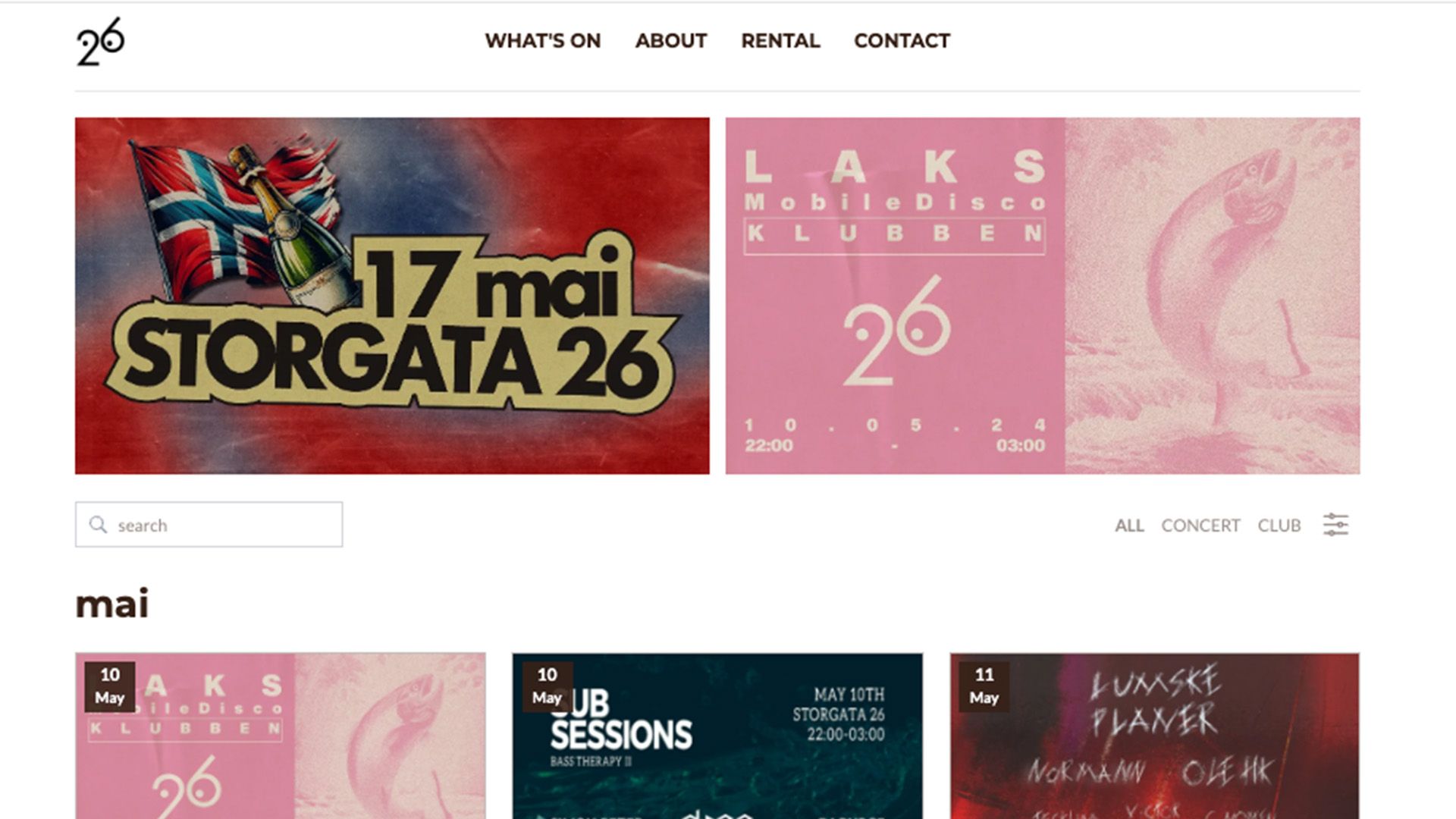 Cover Image for Storgata 26`s new website is powered by Broadcast!