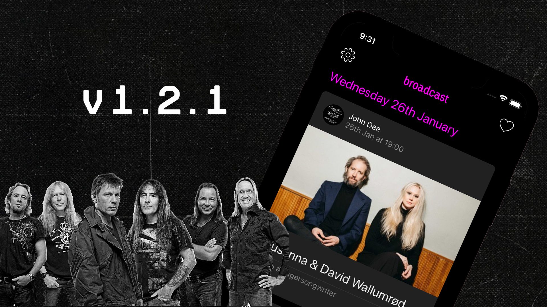 Cover Image for New App release v1.2.1 aka the Iron Maiden edition