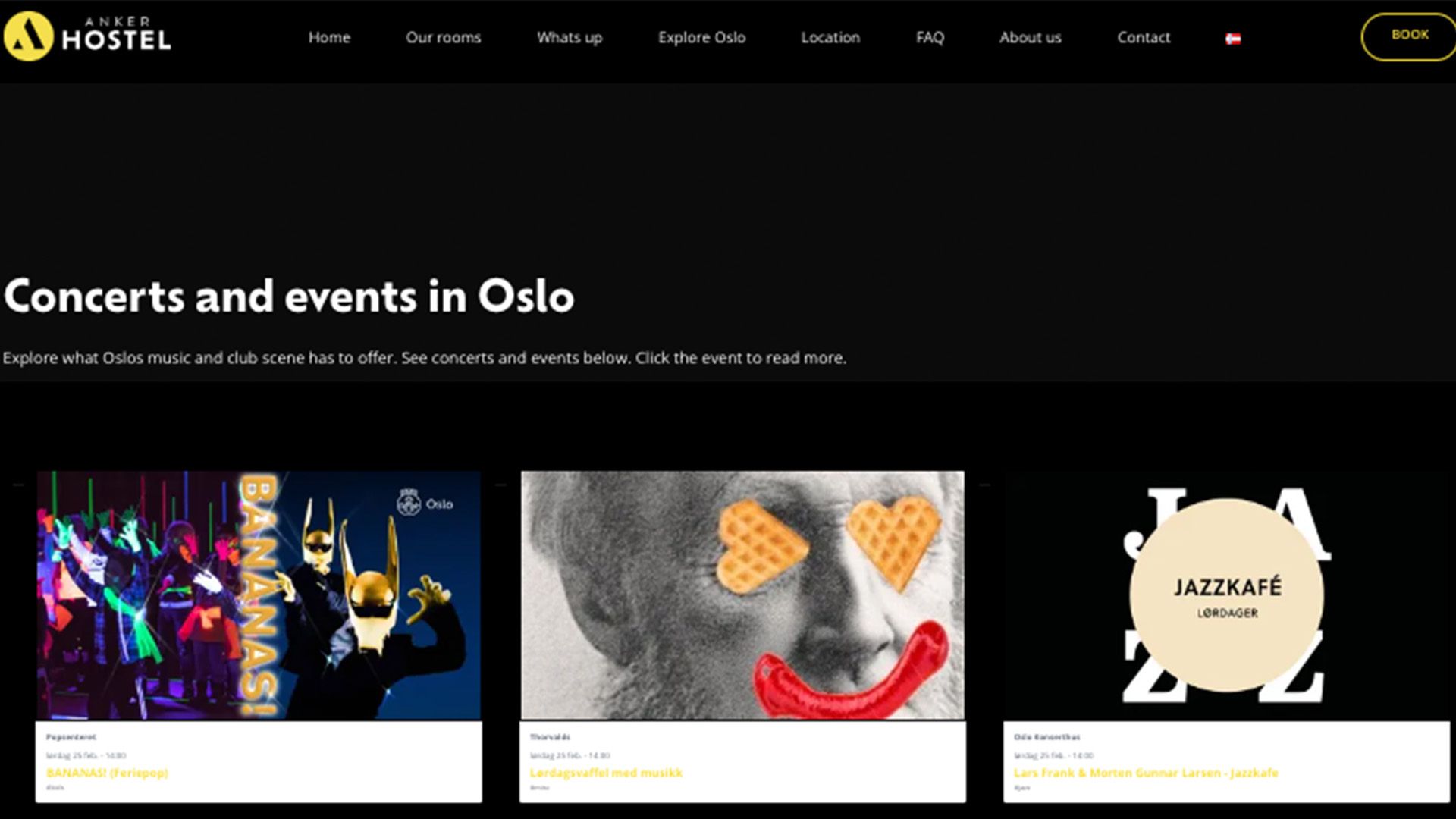 Cover Image for Anker Hostel is broadcasting events on their website!