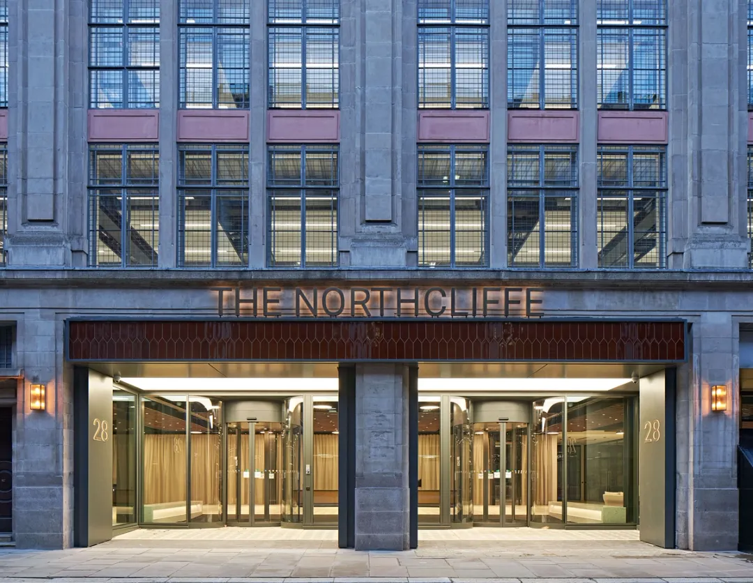 entrance to building after refurbishment