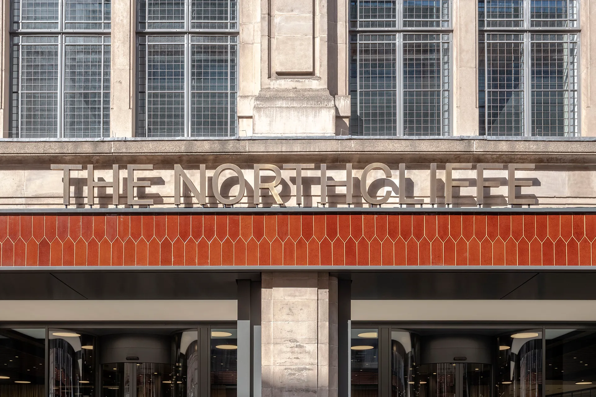 Signage and facade of The Northcliffe