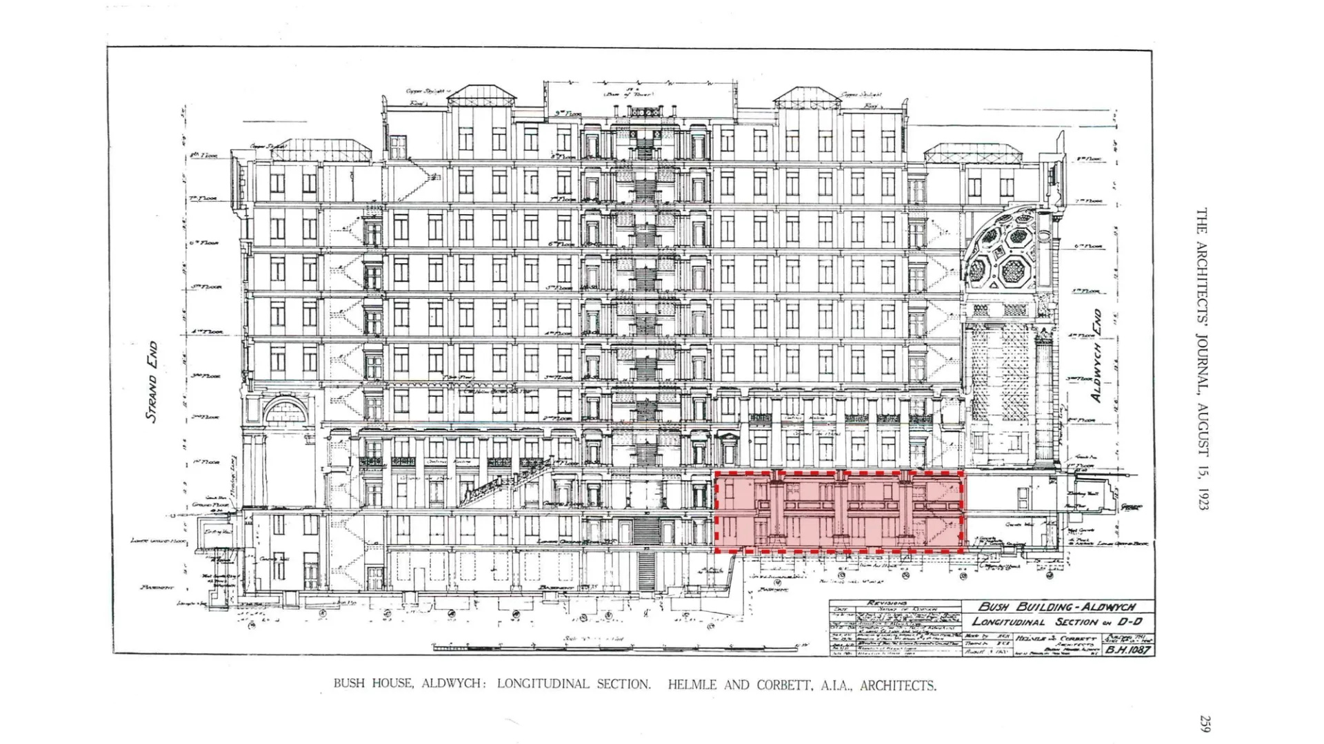architectural section