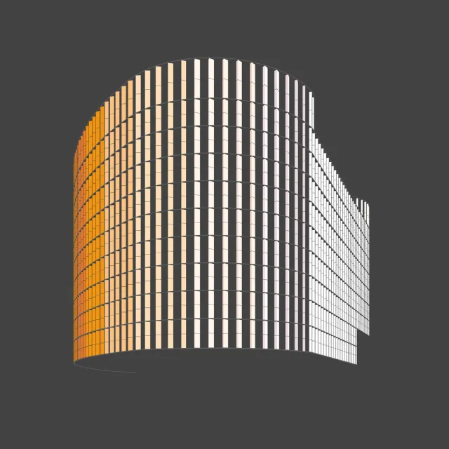 architectural diagram colour gradient