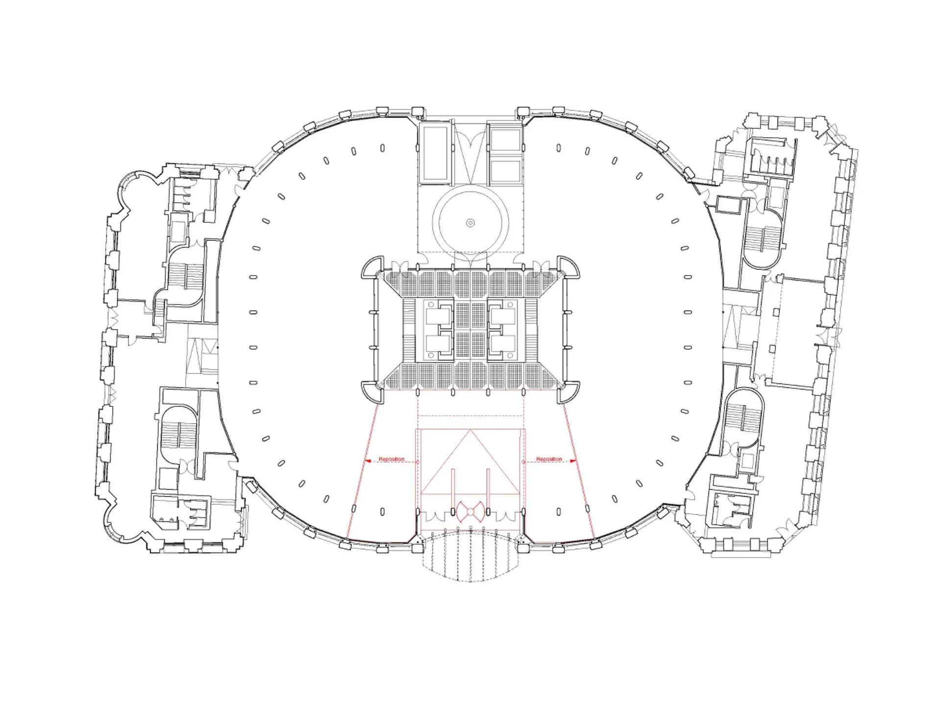 Plan view of ground floor