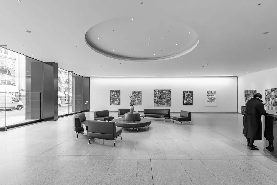 Imagine of reception before JRAs retrofit