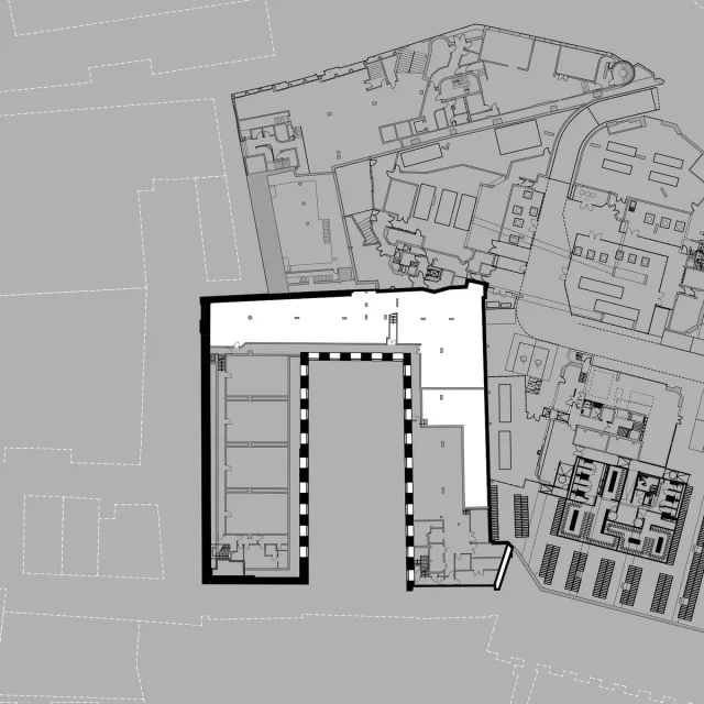 A basement floor plan of DSQ9