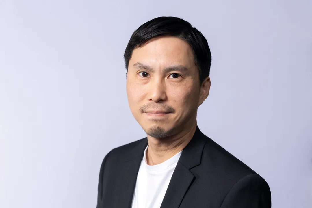 Portrait of man in black jacket