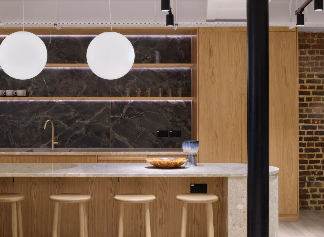 Photograph of kitchen island