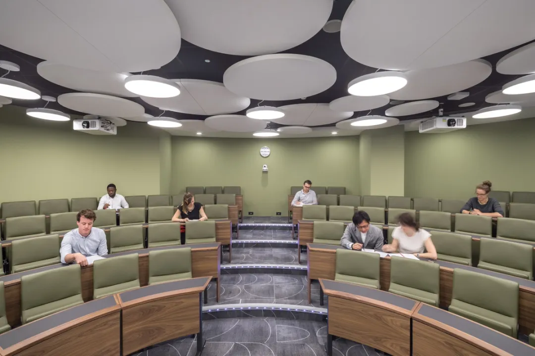 university auditorium in green