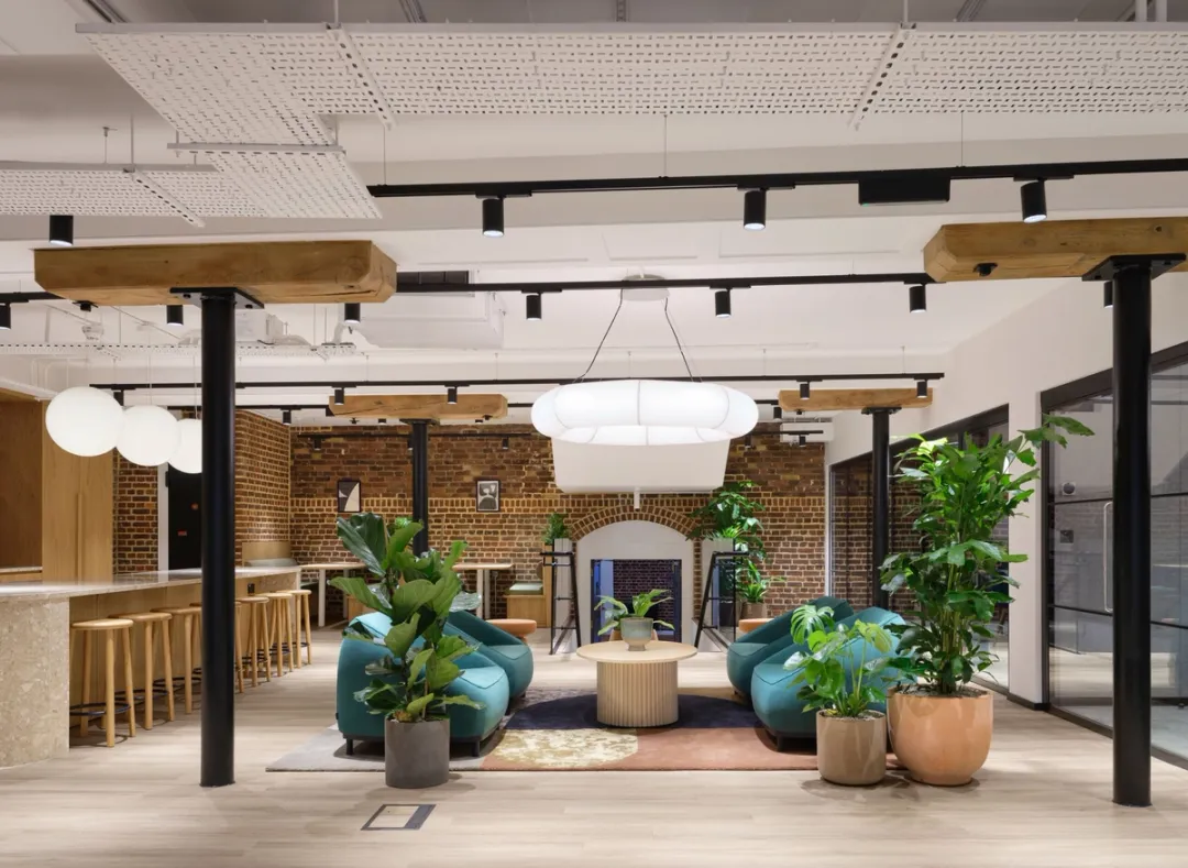 Photograph of office entrance  / break out area