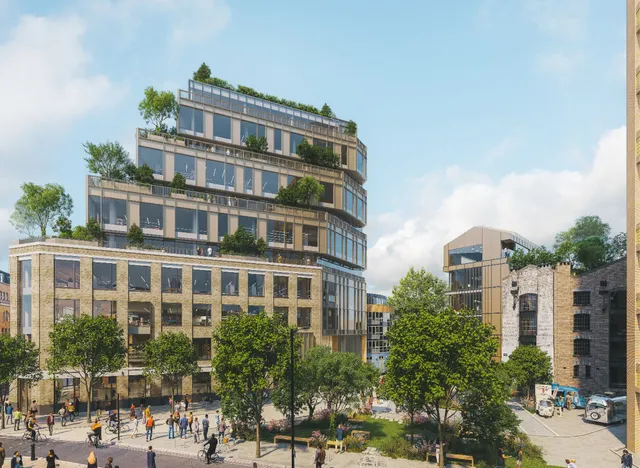 CGI of Bermondsey Yards