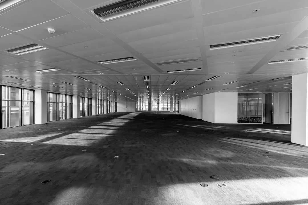 Before photograph of office