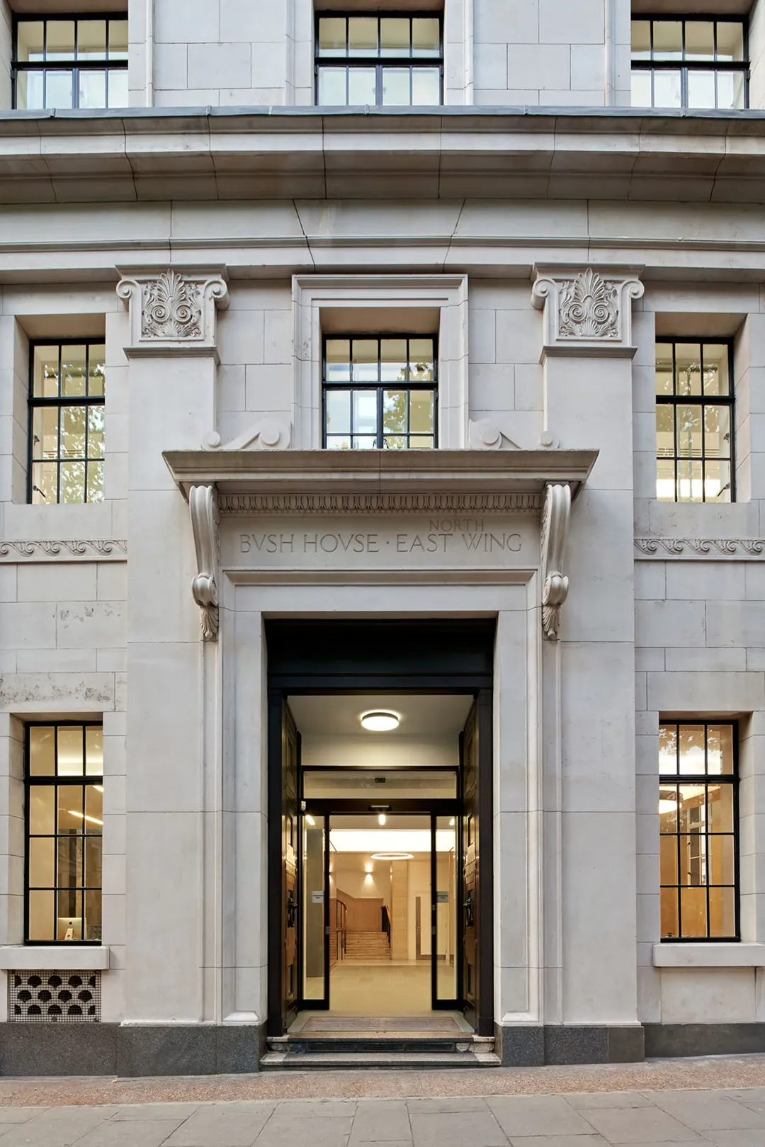 Entrance to historical building