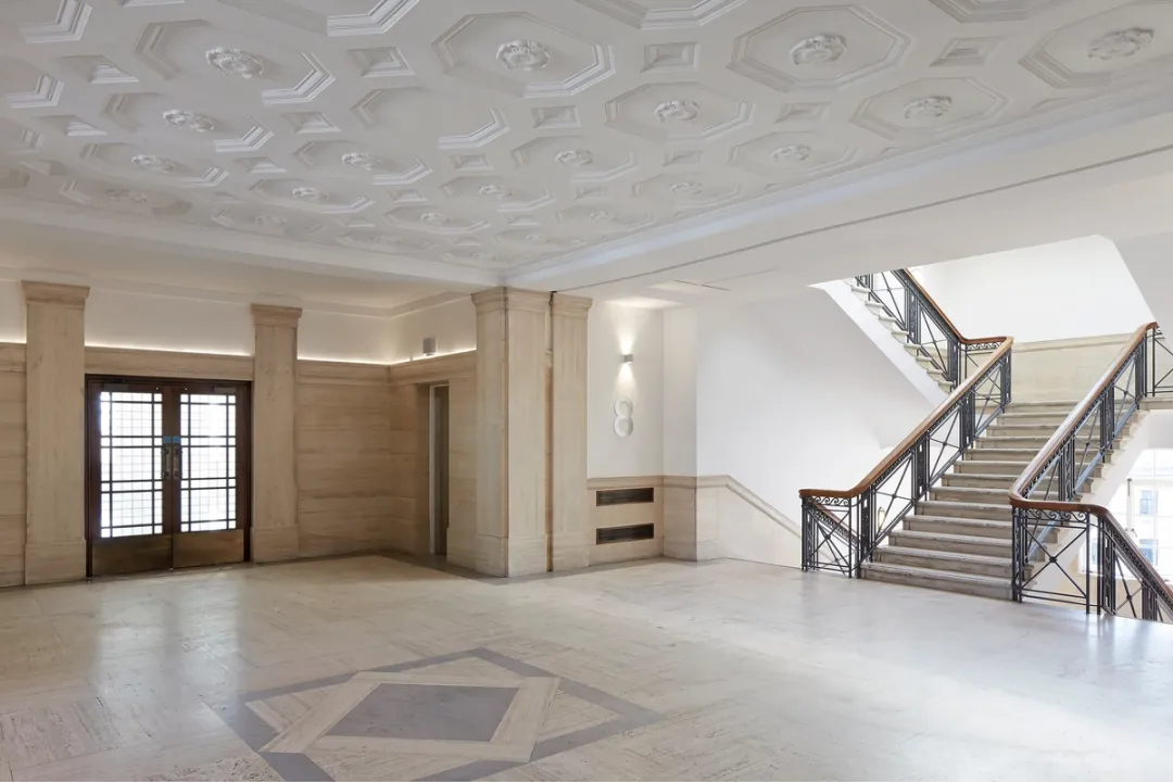 Image of stairs of historic building