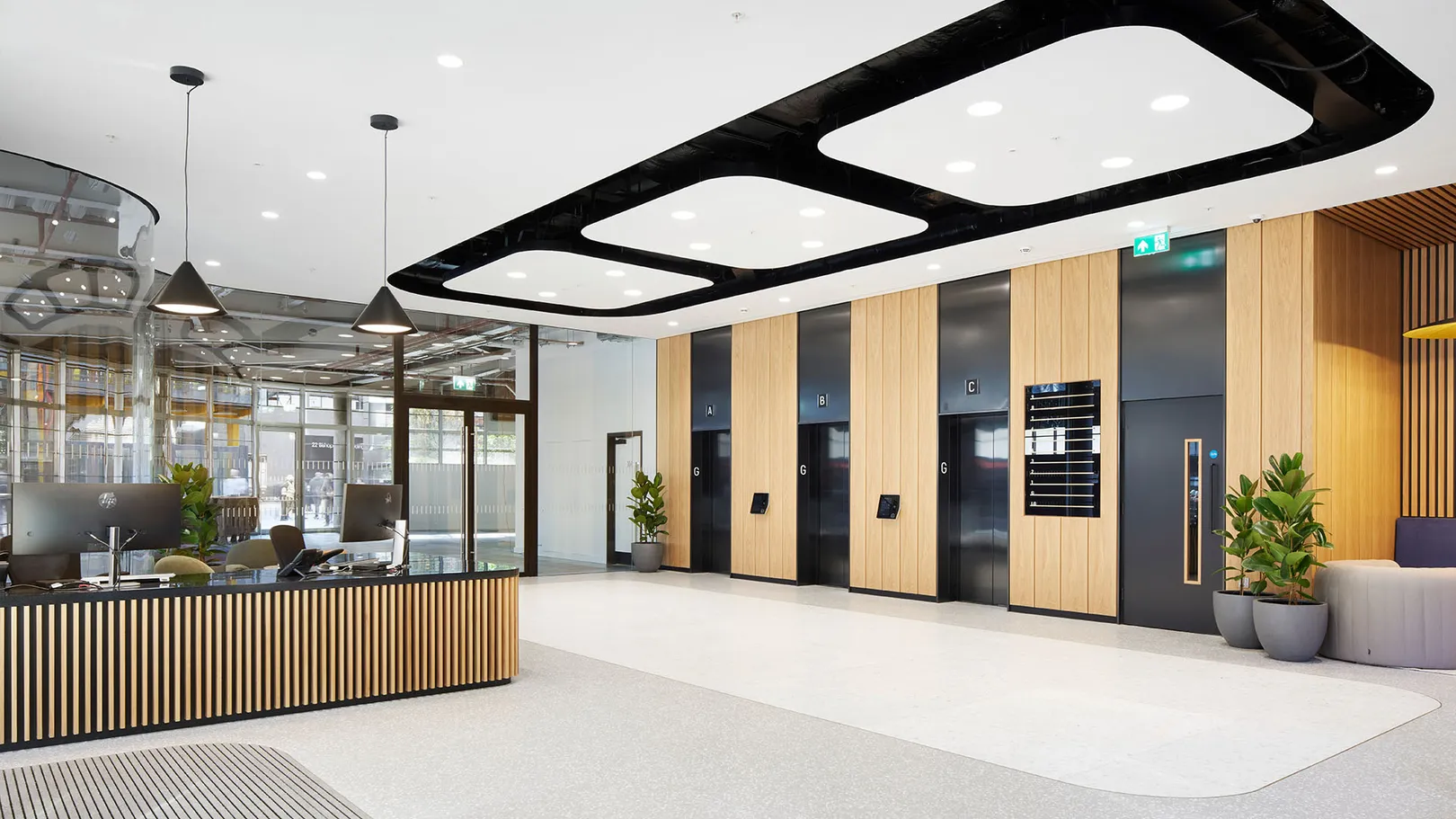 One Great St Helen's reception area