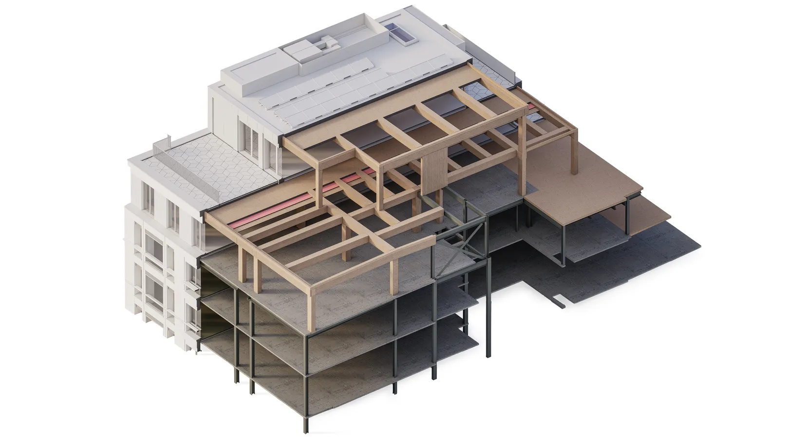 CGI building section