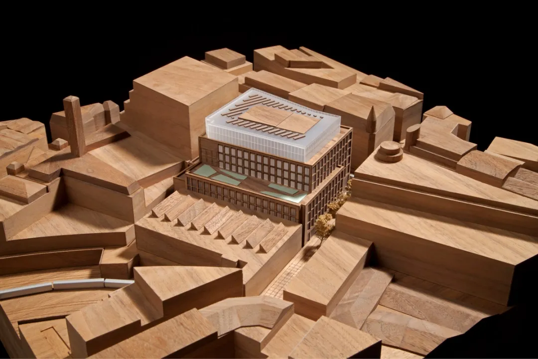 model image of the development in wood