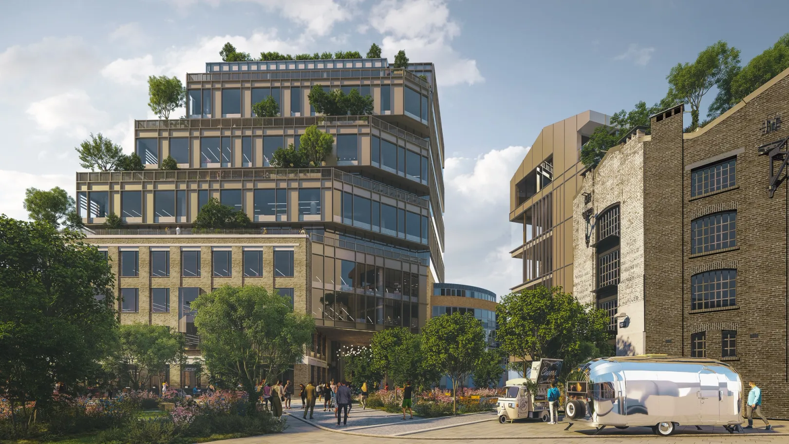 CGI buildings from street view