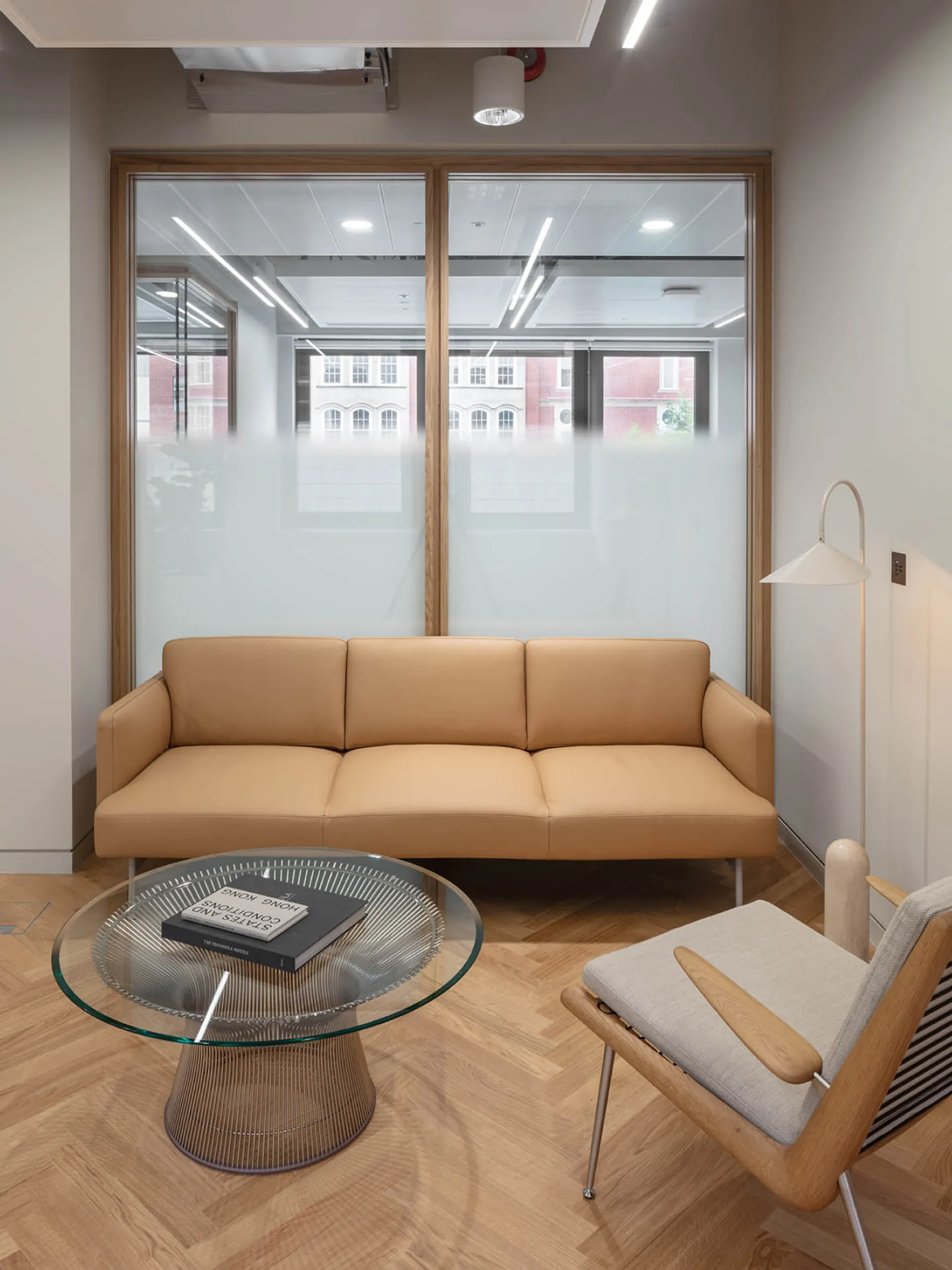 Breakout area with sofa 
