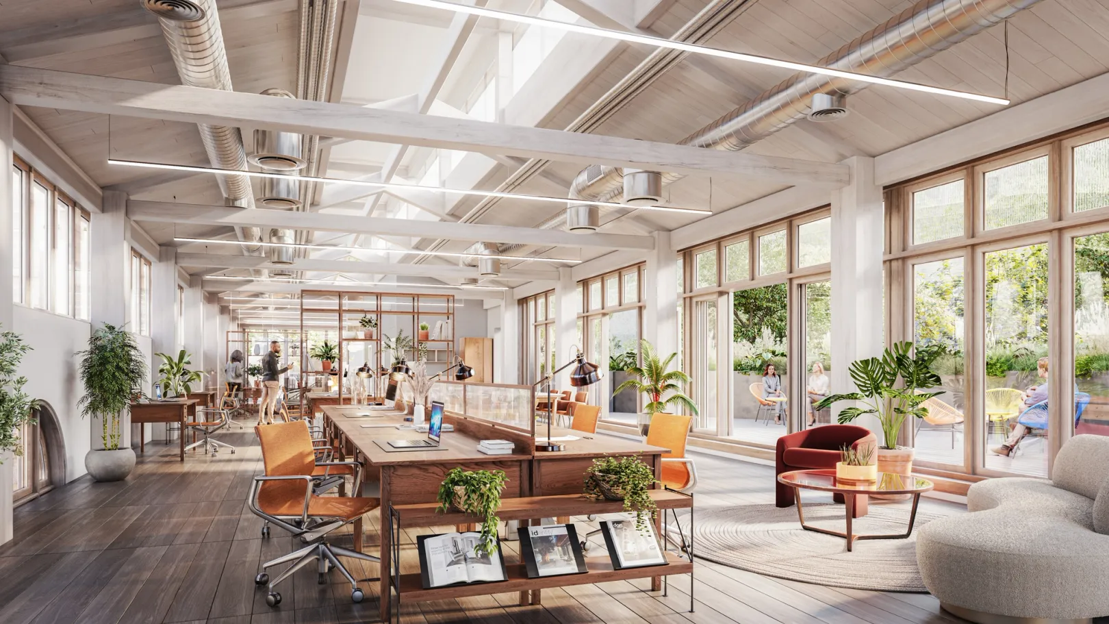 CGI of building work area