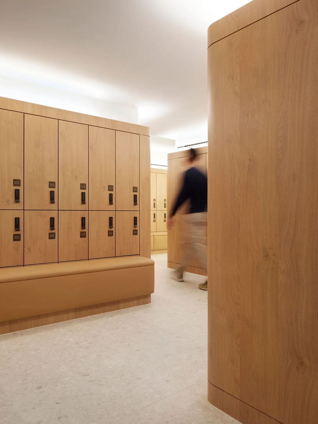 Image of lockers in changing room