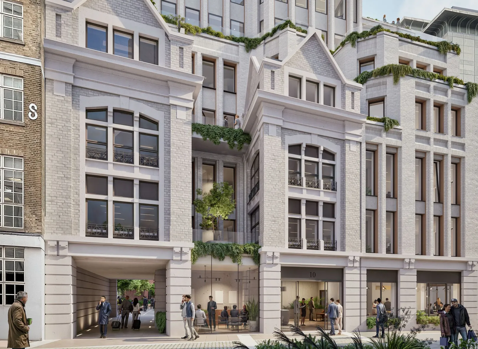 Elevation CGI of 10 Salisbury Square