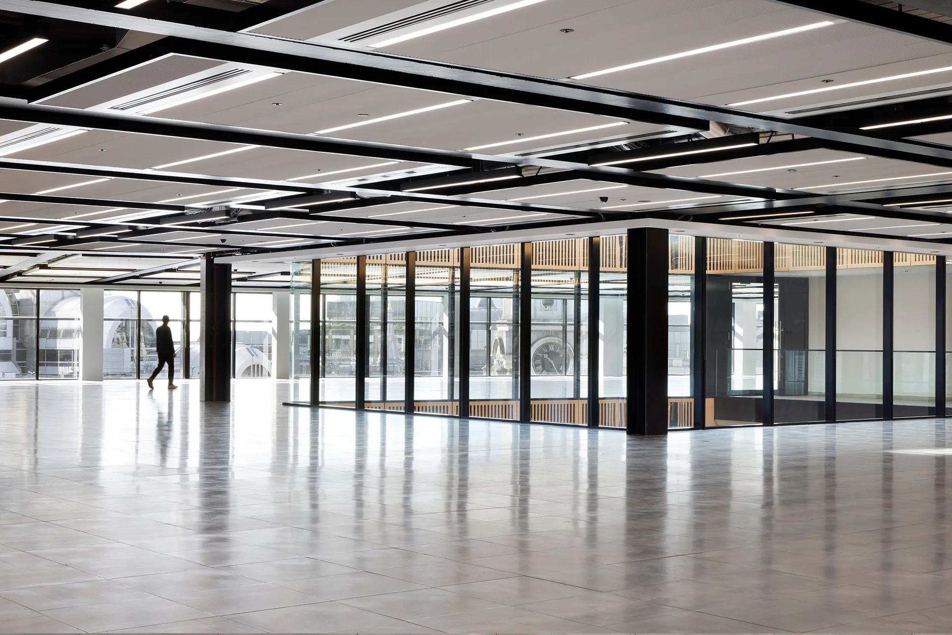 Updated office floor