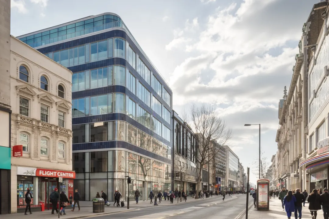 colour photograph of building on the high street