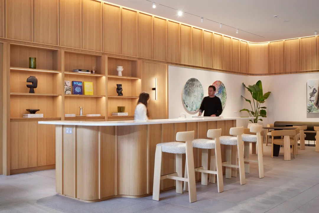 Coffee bar at 60 Threadneedle