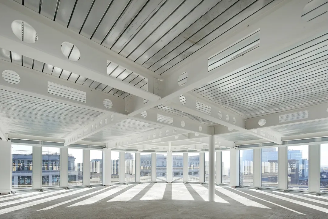interior view with sunshine coming in
