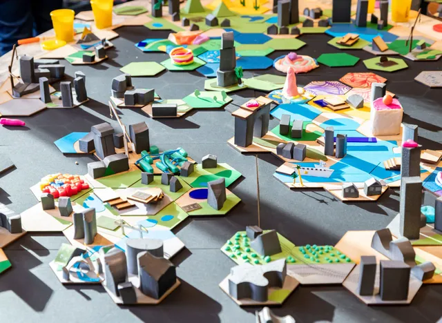 Photograph of interactive model