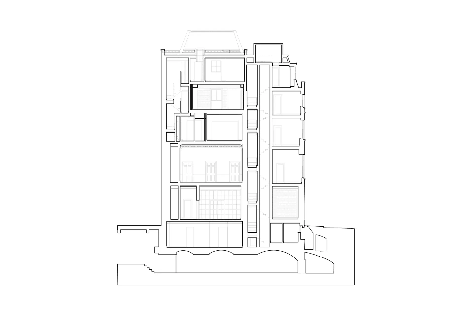 architectural drawing section