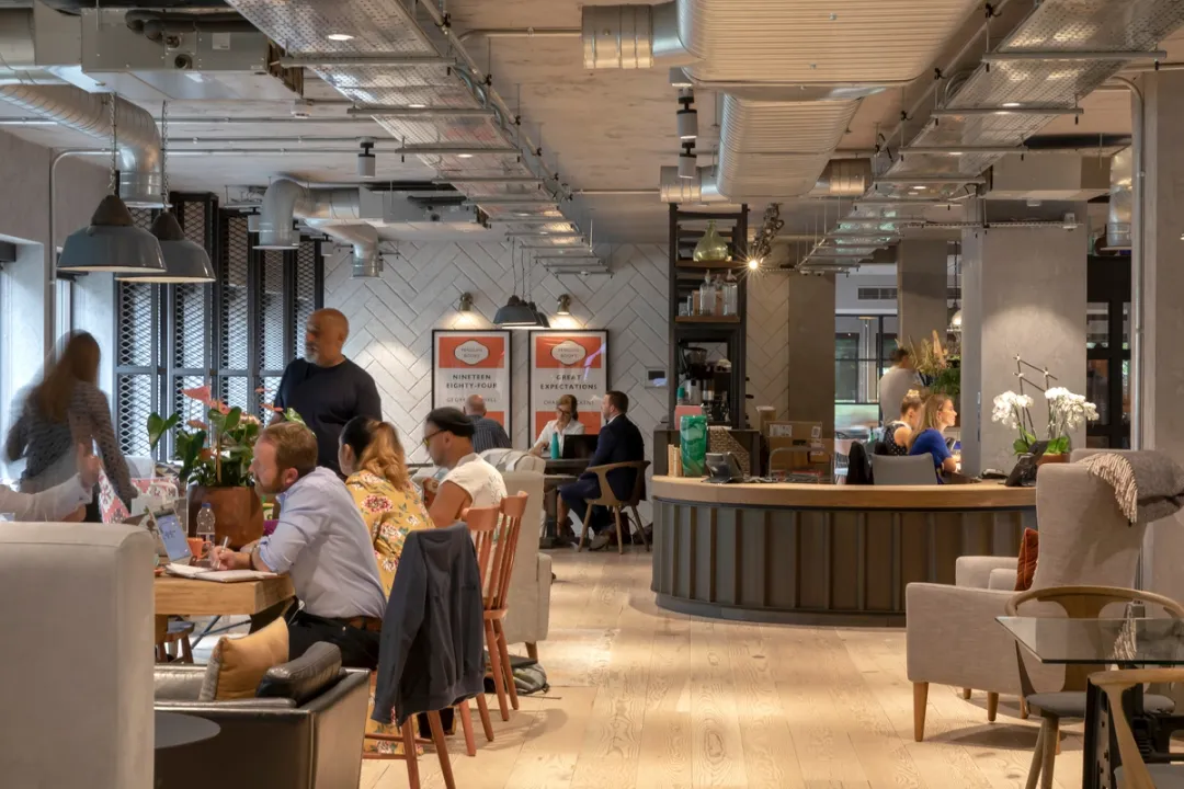 view of business lounge