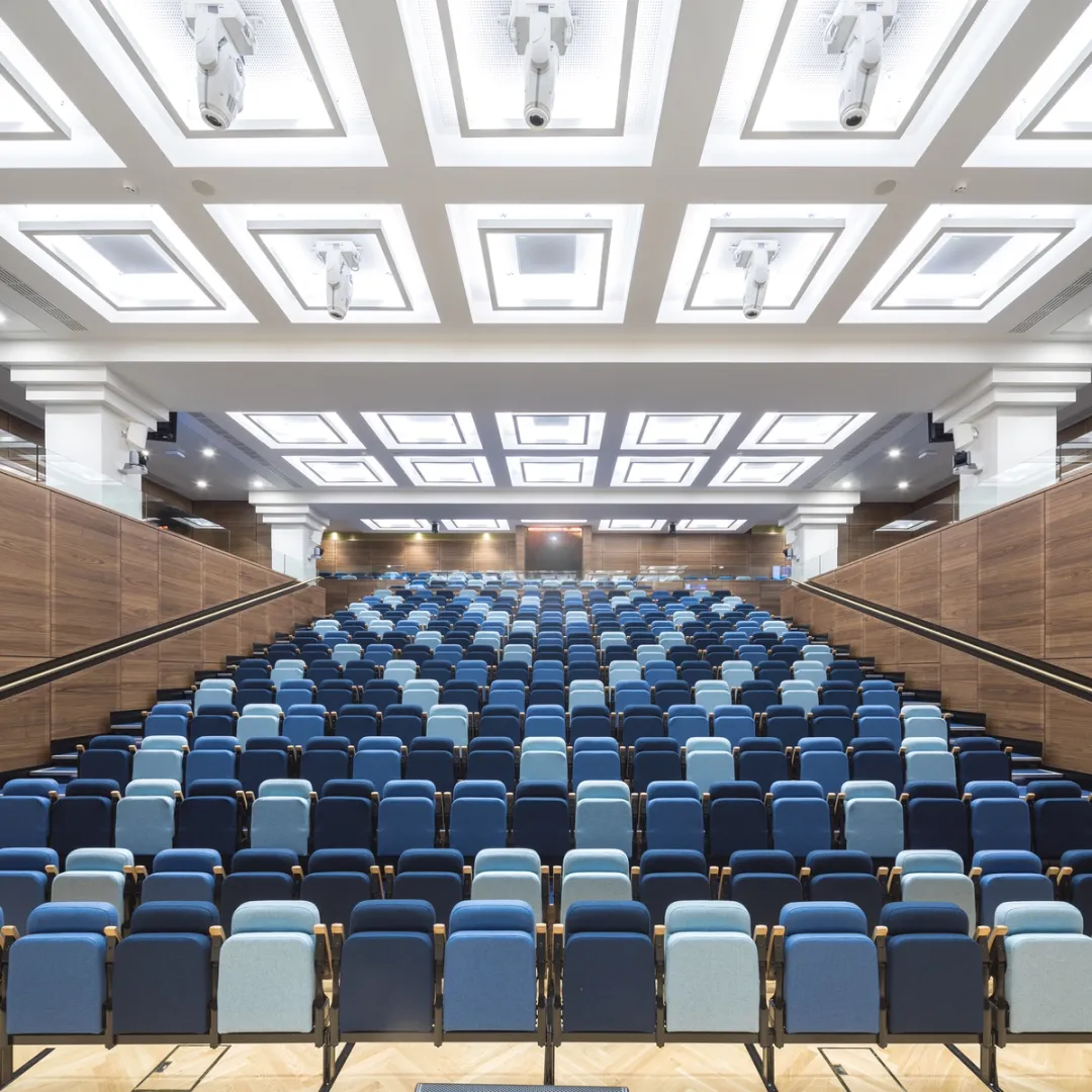 blue university auditorium