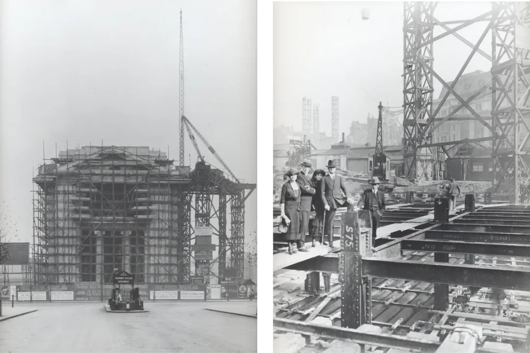 Archival image under construction Aldwych quarter
