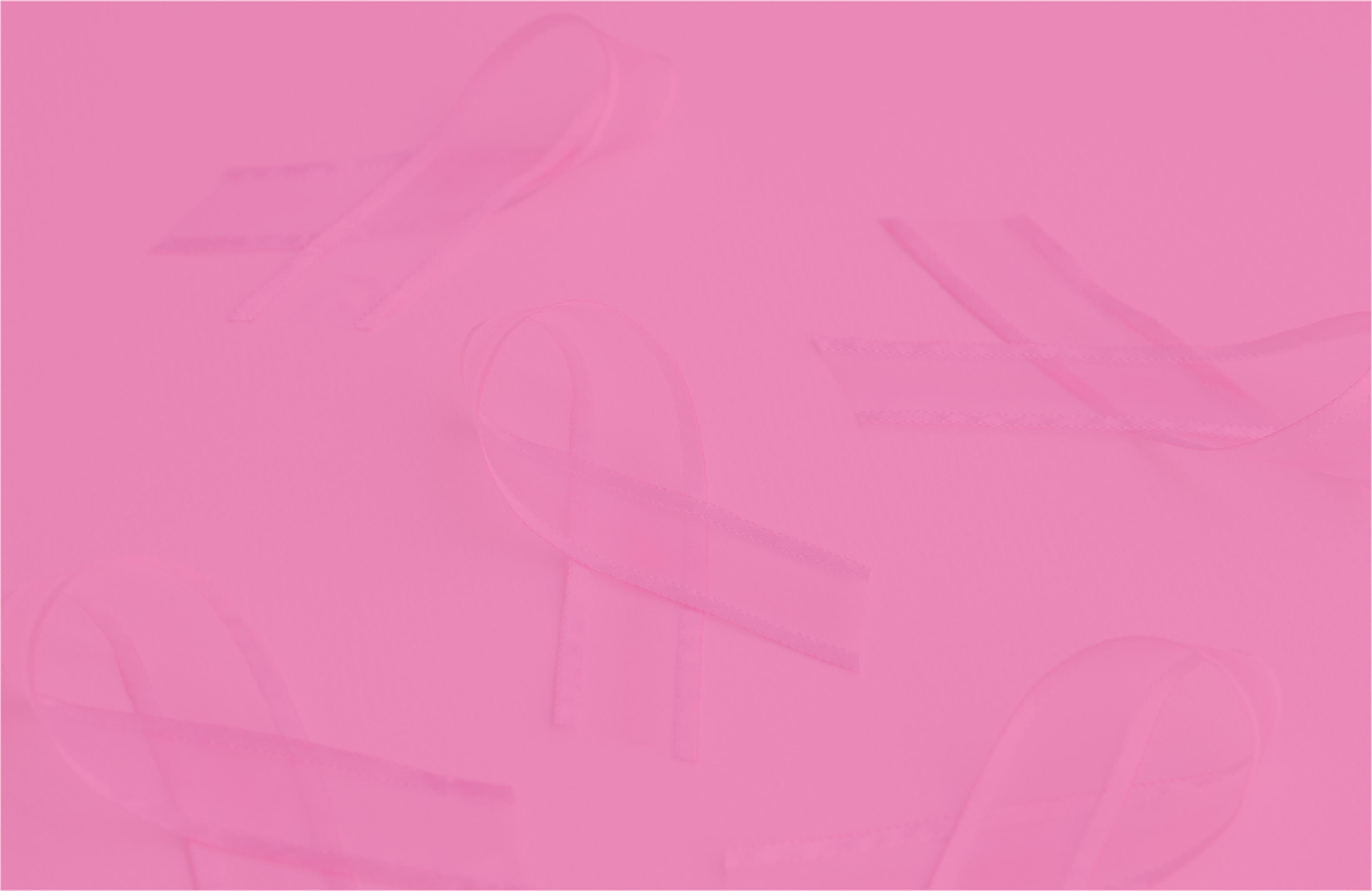 Brustkrebshilfe und Zauberfrauen Hintergrundbild mit Schleifen in Pink