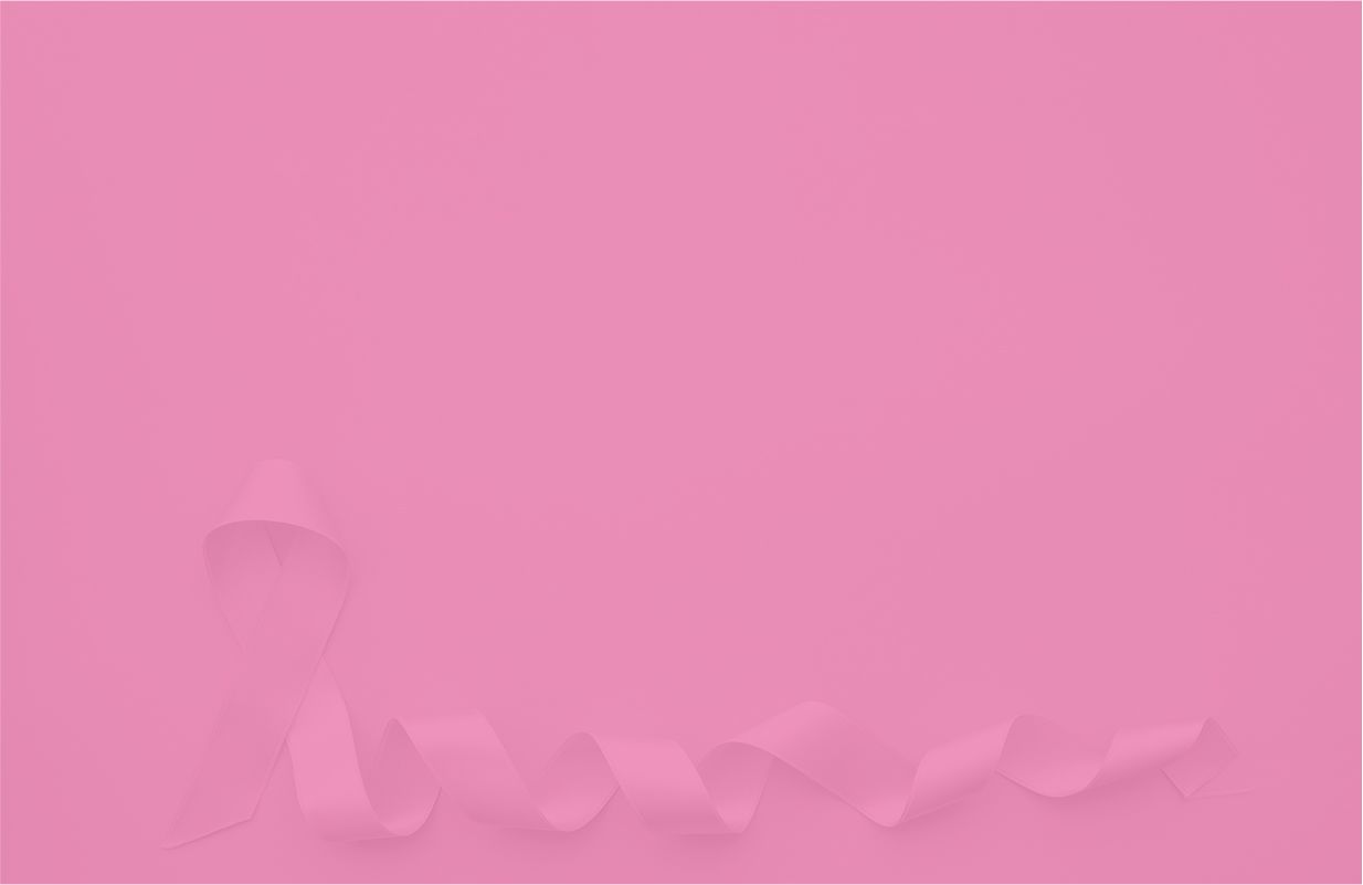 Brustkrebshilfe und Zauberfrauen Hintergrundbild mit Schleifen in Pink