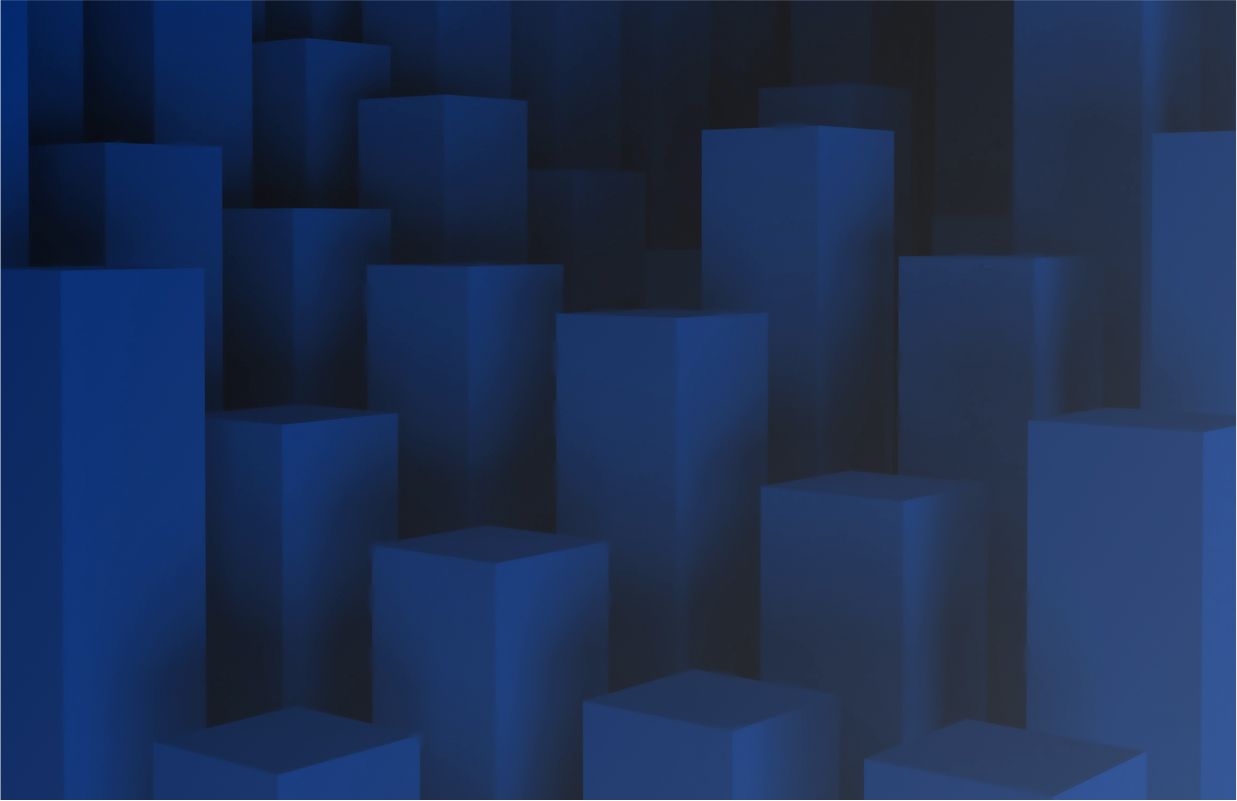 Hintergrundbild mit blauen Säulen für das Testimonial