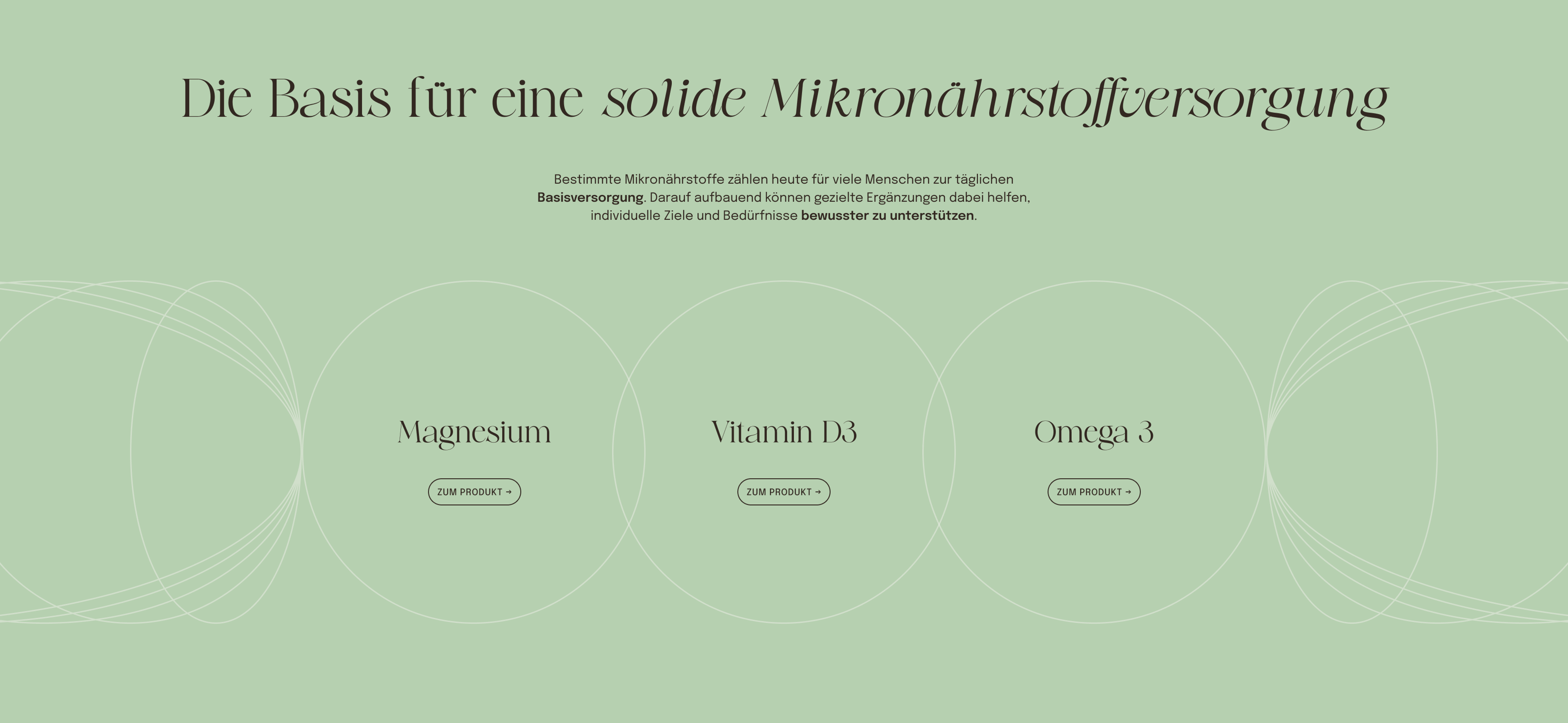 Basis für Mikronährstoffe von Valeo Vita