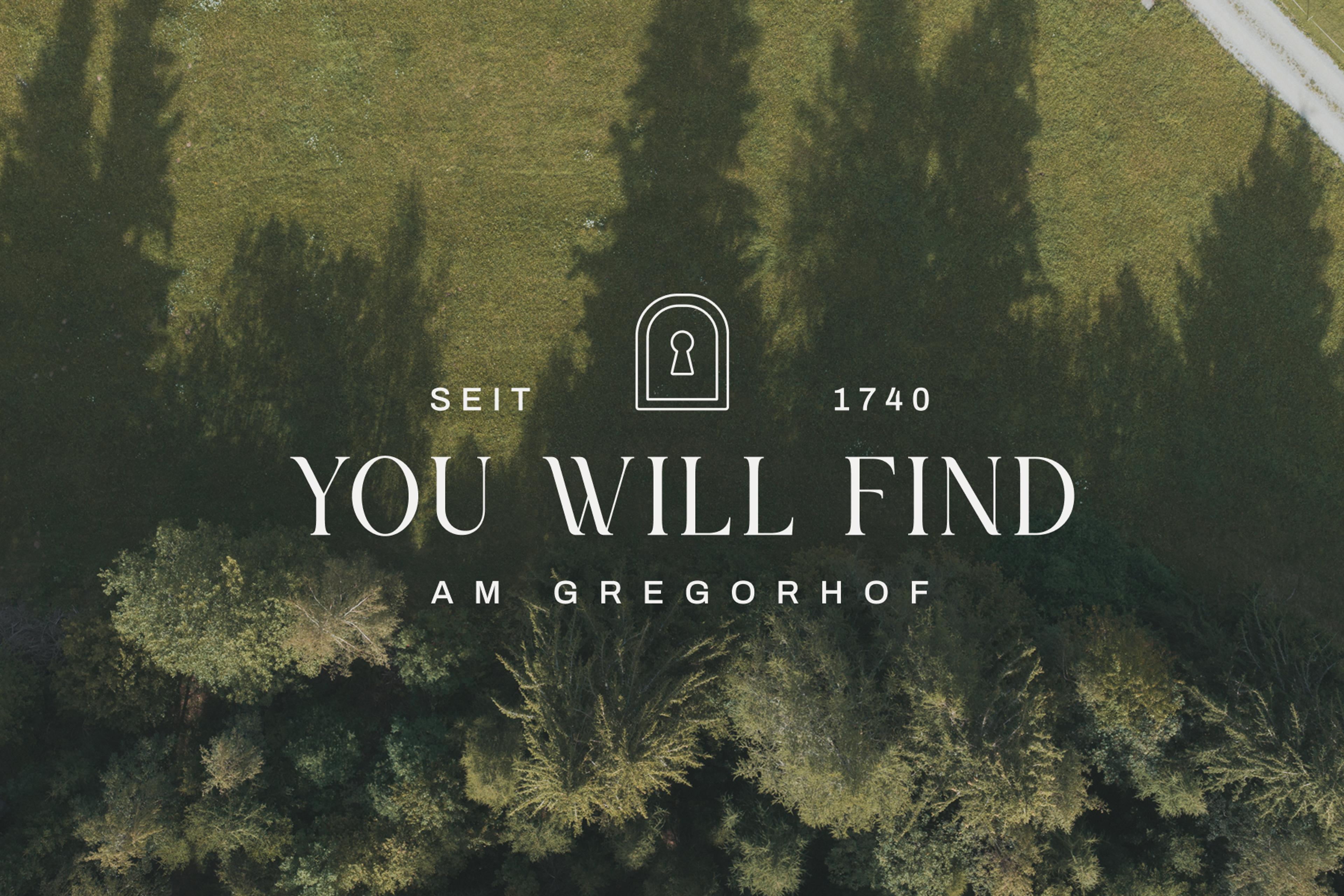 Das neue Logo von You will find am Gregorhof