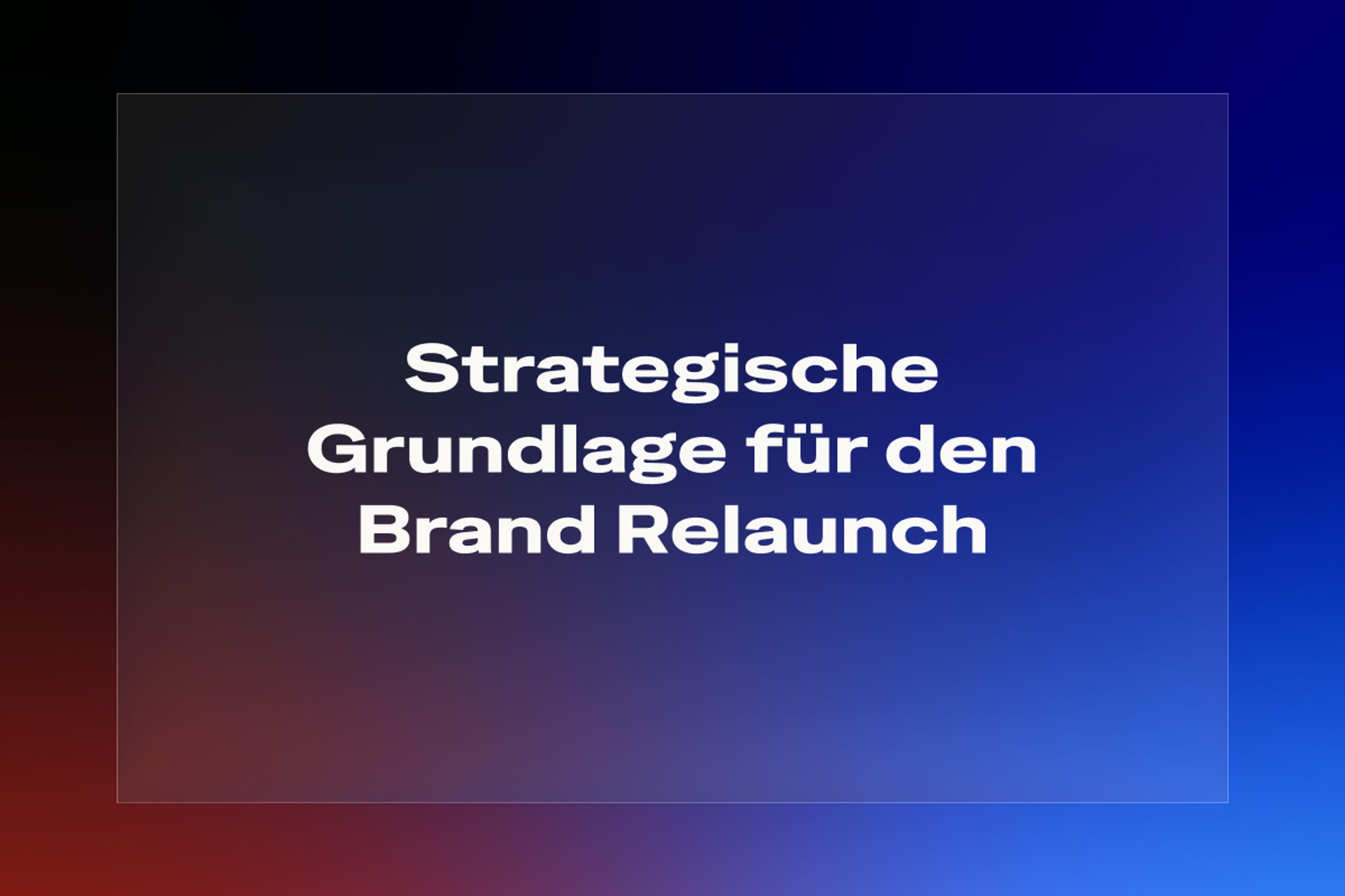 Strategische Grundlage für MUST Visibility Brand Refresh
