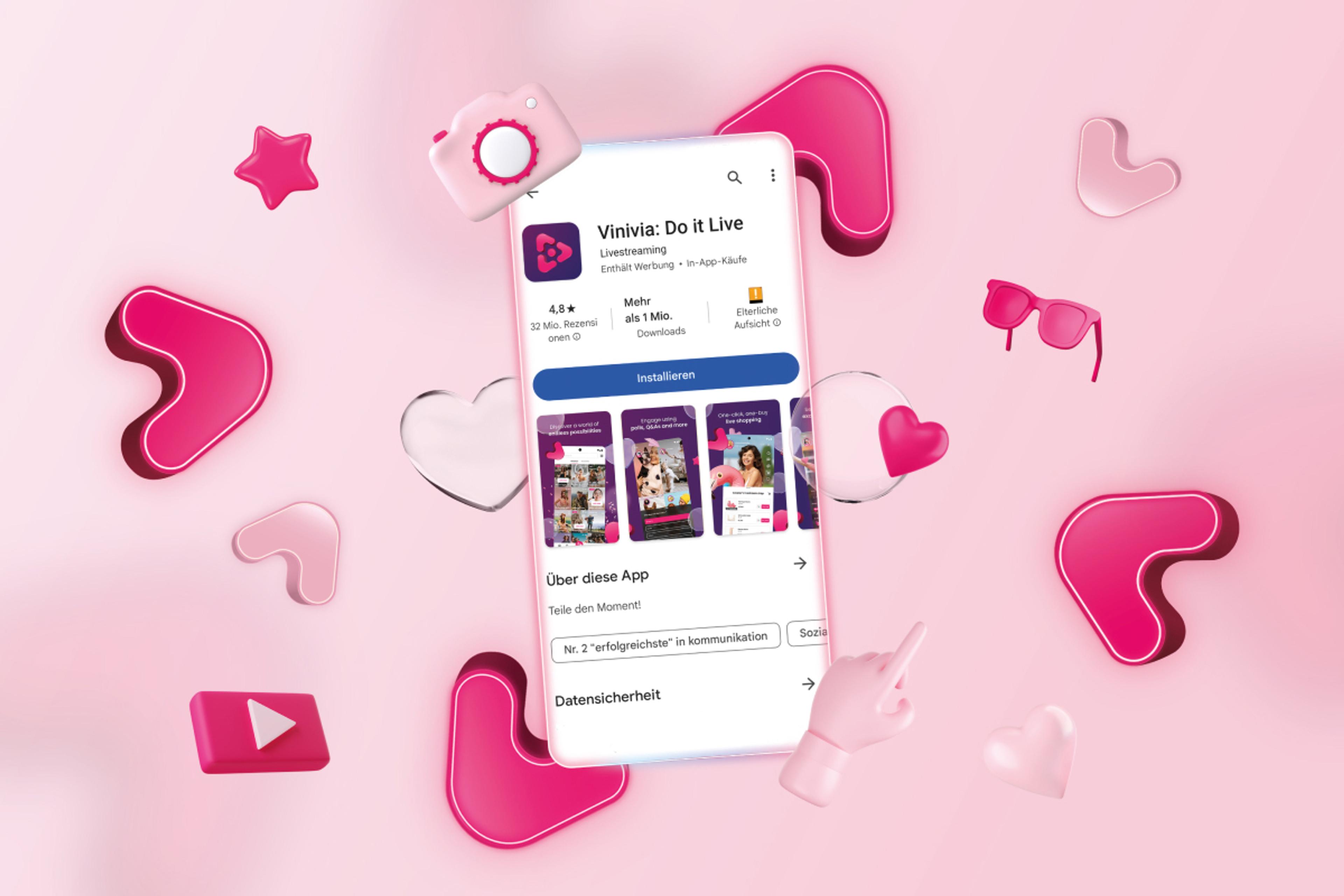 Vinivia App im Google Play Store