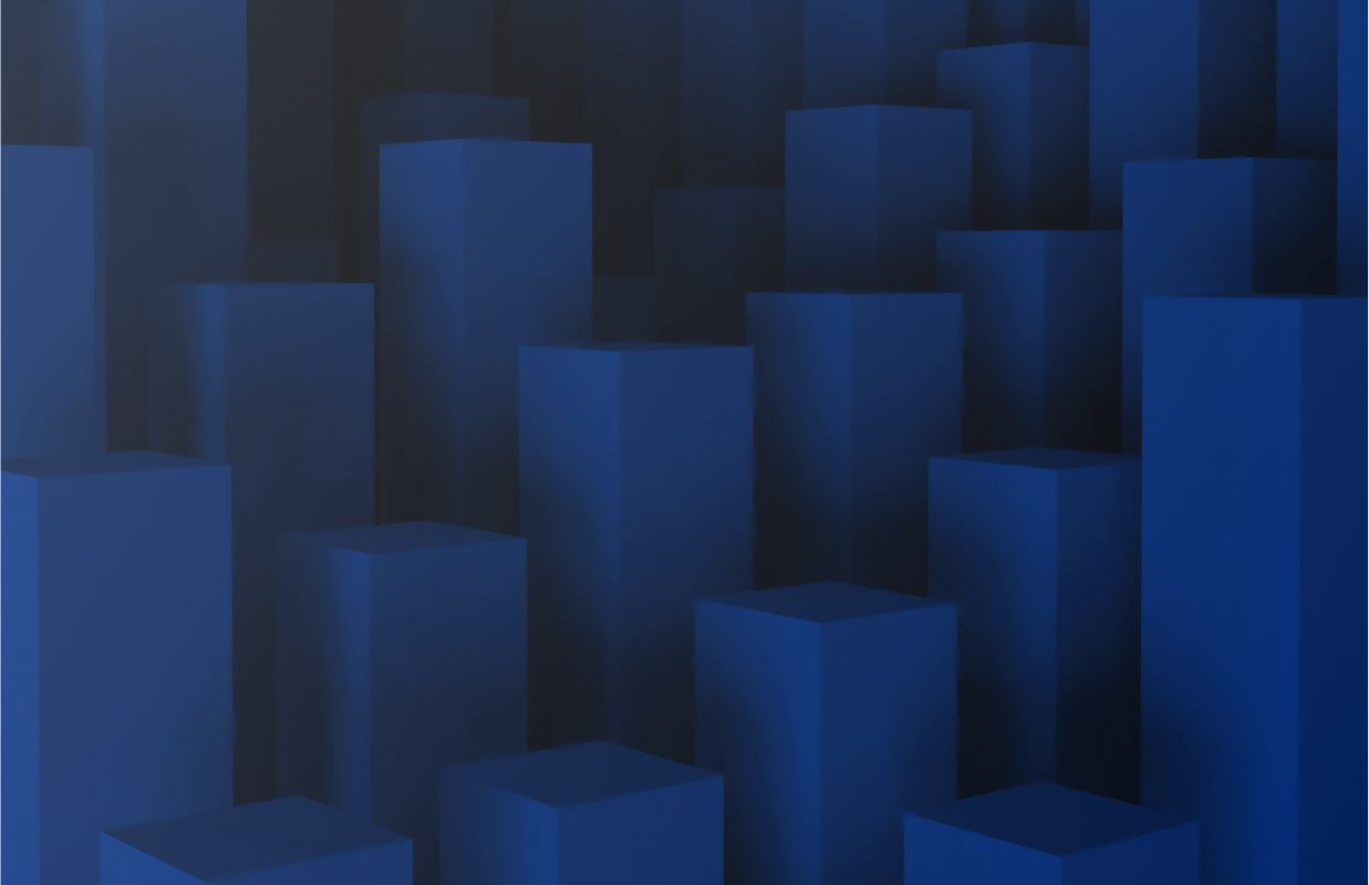 Hintergrundbild mit blauen Säulen für das Testimonial