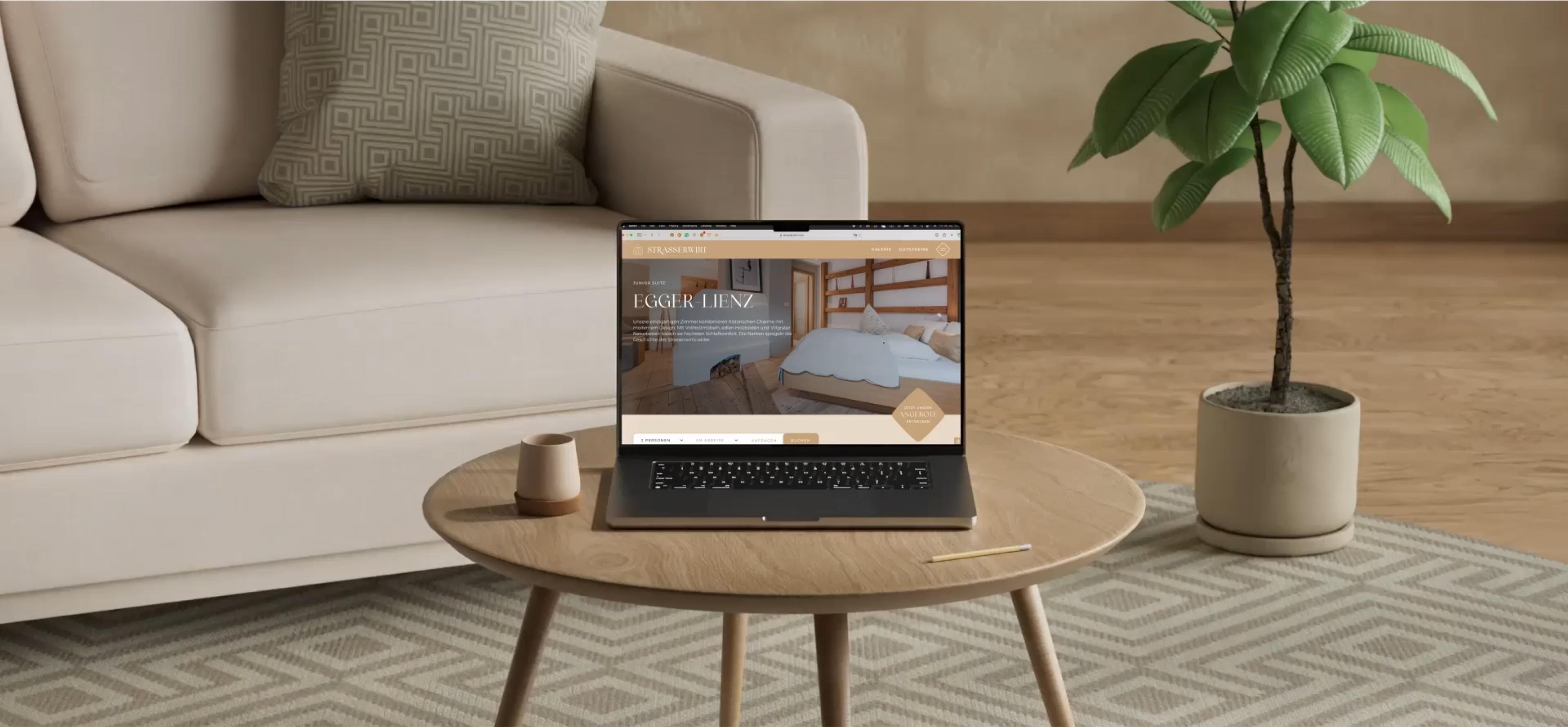 Harmonische Animation mit weichen Farbverläufen in Blau- und Grüntönen. Interaktive Elemente und sanfte Zoom-Effekte erzeugen eine ruhige, einladende Atmosphäre.